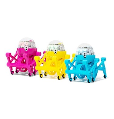 Ozobot Crawler for Evo Robot Interactive Programming Accessory Enhances STEM Education Develops Critical Thinking Ideal for Kids Ages 8 to 13 Surprise Colors 6 Kits Evo Required Not Included