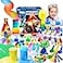 JOPSHEEN 110 Science Experiments Kits for Kids Science Projects STEM Activies Toys Gifts for Boys Girls Volcano Eruption Chemistry Set and More Scientist Educational Toys