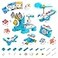 WhalesBot A1 Coding Toy for Kids Building Block Robot Fun STEM Toy with Magnetic Controller and Sensor Blocks ScreenFree Coding with 3 Guide Books for Kids 36