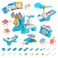 WhalesBot A1 Coding Toy for Kids Building Block Robot Fun STEM Toy with Magnetic Controller and Sensor Blocks ScreenFree Coding with 3 Guide Books for Kids 36