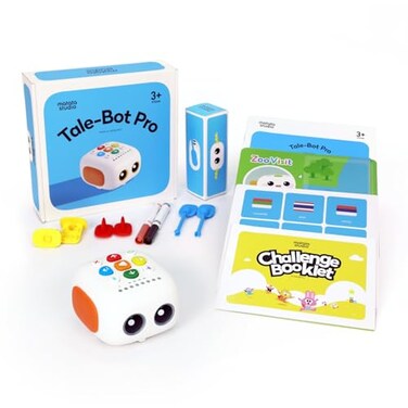 MatataStudio Upgraded Talebot Pro Coding Robot for Kids Aged 35 Education Learning Toys for Toddlers to Learn Early Programming ScreenFree STEM Robotics for Classroom Prek Kids Homeschool