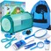 YOPINSAND Bug Catcher Kit Outdoor Explorer Kit for Kids 10 Pcs Bug Catching Kit with Toy Cage Backpack Flashlight Manifying Glass Toy Net Outdoor Exploration Toys Gift for Boys Girls 312