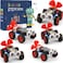 BeAndge 5 Set Individual STEM Kit for Kids 2nd Grade Boy Toys Bulk Gifts 8 9 Year Old Boys Gift Ideas Classroom Science Kits Craft Projects Class Activity Robot Wind Powered Car Building Activities