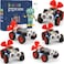 BeAndge 5 Set Individual STEM Kit for Kids 2nd Grade Boy Toys Bulk Gifts 8 9 Year Old Boys Gift Ideas Classroom Science Kits Craft Projects Class Activity Robot Wind Powered Car Building Activities