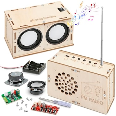 choopheme Stem Projects Toys for Boys age 812 1214 Science Kit Building Own Bluetooth Speaker FM Radio DIY Electronics Kit Science Experiments Kid 912 Boy Toys Birthday Gift 8 9 10 11 13 Year Old Teen