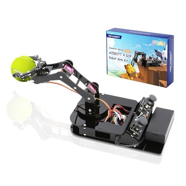 ACEBOTT 4 DOF ESP32 Robotic Arm Kit for Kids 812 Robotics Kit App Remote Control Robot Toys Compatible with Arduino STEM Educational DIY Robot Arm Kit Gift for Teenagers Adults