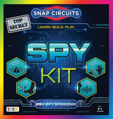 Snap Circuits Spy Kit 25 Activities STEM Educational Toy for Kids 7