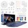 Pllieay 3D Solar System Model Solar System Project Kit Includes Display Box Mixed Sized Foam Balls Color Pigments Palette Painting Brushes Bamboo Sticks for Kids School Science Projects