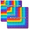 DK-SIMINA 2 in 1 Multiplication Table Game and Digital Addition Table P0PP Math Toy DKSIMINA Rainbow Dimple Finger tip Toy Math Manipulation Game Create Various Math Operations 1 PCS
