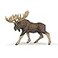 Papo Standing North American Moose Toy Figure Multicolor