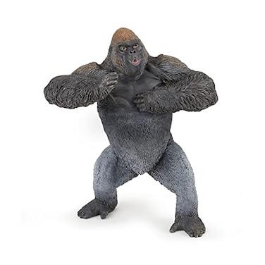 Papo Realistic Mountain Gorilla Figure Ages 3 Wild Life Collection Educational Play Wild Primates Gift Idea Toy for Girls and Boys