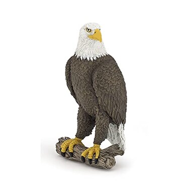 Papo Realistic Bald Eagle Figure Ages 3 Wild Life Collection Educational Play Birds of Prey Gift Idea Toy for Girls and Boys