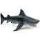 EOIVSH 11 Inch Large Tiger Shark Toy Plastic Ocean Animal Figurine Realistic Sea Creature Figure Educational Toy Great for Bath Pool Cake Topper Party Favor