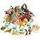 OuMuaMua 42pcs Realistic Mini Sea Creature Figure Toys Ocean Animals Bath Toys for Kids Toddlers
