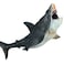 EOIVSH Large Megalodon Shark Toy Plastic Ocean Animal Figurine Realistic Sea Monster Toy Figure for Collection Gift Bath Toy Cake Topper