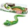 Robo Alive Slithering Snake Series 3 Green by ZURU BatteryPowered Robotic Light Up Reptile Toy that Moves Green7150B