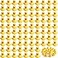 Teling 200 Pcs Mini Rubber Ducks in Bulk Yellow Small Rubber Ducks Bulk Tiny Squeak Duckies for Birthday Party Favor Gift157 x 157 x 118 Inch
