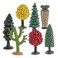 GUFOPONAS Realistic Plastic Trees Toys Plant Toy Set for Kids Sensory Bins Learning Toys Realistic Food Figurines School Projects Sand Box Decor