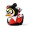 TUBBZ Boxed Edition DC Comics Harley Quinn Cosplaying Rubber Duck Vinyl Figure