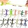 Yeonha Toys 8 PCS Mini Lizards Toys for Kid Realistic Rubber Lizard Set Super Stretches Material TPR with Bag Lizard Figure Bathtub Toy Iguana Chameleon Dragon