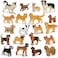 Muchfun 20Pcs Dog Toy Figures for Kids Toy Animal Figurine for Cake Topper