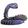 UXBSTM 24in 3D Printed Snake Toys Flexible 3D Printed Animal Fidget ADHD Snake Toys Perfect Desk Pet for Animal Collectors Easter Basket Essentials Easter Basket Stuffers