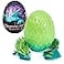 CrystaLynx Dragons 125inch Collectible Articulated Dragon Toy Figure Blind Box Display Egg Fidget Home Office Desk Decor Styles May Vary