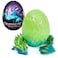 CrystaLynx Dragons 125inch Collectible Articulated Dragon Toy Figure Blind Box Display Egg Fidget Home Office Desk Decor Styles May Vary