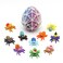 XAKNXGU 3D Printed Spider Egg with 10 Unique Spiders Inside 3D Printed Animals Fidget Toys Easter Basket Stuffers Easter Gifts for Kids Prefilled Easter Eggs with Toys Easter Egg Fillers for Boys Girl