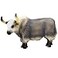 FLORMOON Animal Figures Realistic Yak Plastic Early Educational Toys Cupcake Topper Party Gift for Kids 3 Year OldGrey