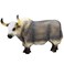 FLORMOON Animal Figures Realistic Yak Plastic Early Educational Toys Cupcake Topper Party Gift for Kids 3 Year OldGrey