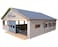 Breyer Horses Farms Deluxe Arena Stable 24 Piece Playset 2 Stablemates Horses Included 2425 L x 22 W x 105 H 132 Scale Model 59243