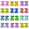 HAPTIME 240 Pcs Mini Trinkets Mini Resin Figures Resin Animals Bulk Counting Bears Resin Animals to Hide Small Teddy Bears for Kids Tiny Toys Miniature Figurines