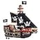 Le Toy Van Barbarossa Pirate Ship Set Premium Wooden Toys for Kids Ages 3 years Up