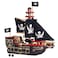 Le Toy Van Barbarossa Pirate Ship Set Premium Wooden Toys for Kids Ages 3 years Up