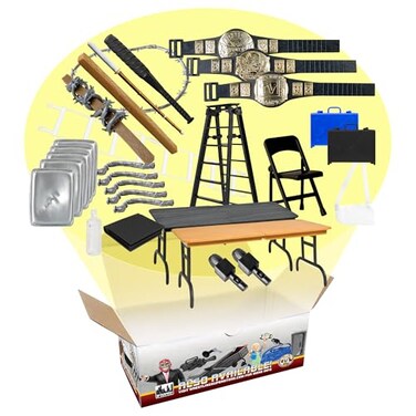 Figures Toy 30 Piece Massive Wrestling Figure Accessory Pack for Wrestling Action Figures