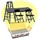 Figures Toy Ultimate Ladder Table Chairs Black Playset for Wrestling Action Figures