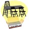 Figures Toy Ultimate Ladder Table Chairs Black Playset for Wrestling Action Figures