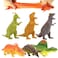 ValeforToy Dinosaur Toy8 inch Rubber Dinosaur Set6 PackSuper Stretches Material TPR with Gift Bag Realistic Dinosaur Figure Toy for Boy Kid Party Favor