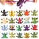 ValeforToy Mini Rubber Frog Sets Super Stretchy TPR Material with Gift Bag Realistic Frog Figure Toys for Boys
