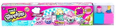 Shopkins Season 6 Chef Club Mega Pack Collectible Toy with Over 20 pcs