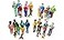 Cre8tive Minds MultiEthnic Pretend Play Family Set 32 Pieces