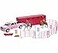 NewRay Valley Ranch Pink Pick Up Truck and Horse Trailer Playset