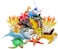 U. S. HAFUZIYN Ocean Sea Animal Assorted Mini Sea Creatures Toys Set Realistic Underwater Sea Animals Figure Bath Toy 38Piece Set