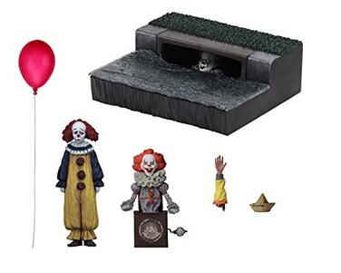 NECA Collectible IT 2017 Deluxe Accessory Set Coordinates with 7 Scale Figures