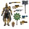 Fortnite Ultima Knight Hot Drop Figure 4 Inch Action Figure with 25 Points of Articulation Includes Vanquisher Harvesting Tool Palm Leaf Umbrella Glider Dragoncrest Back Bling 5 Weapons