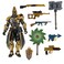 Fortnite Ultima Knight Hot Drop Figure 4 Inch Action Figure with 25 Points of Articulation Includes Vanquisher Harvesting Tool Palm Leaf Umbrella Glider Dragoncrest Back Bling 5 Weapons