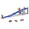 Zuru Metal Metal Machines 4Lane Raptor Attack Track Set Playset with Mini Racing Car by ZURU Cars Play Set Compatible with Other Brands Assorted