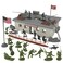 BMC Toys BMC WW2 Secret Stronghold 36pc Plastic Army Men German Bunker Playset