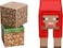 Mattel Minecraft CraftABlock Sheep Figure Authentic Pixelated VideoGame Characters Action Toy to Create Explore and Survive Collectible Gift for Fans Age 6 Years and Older